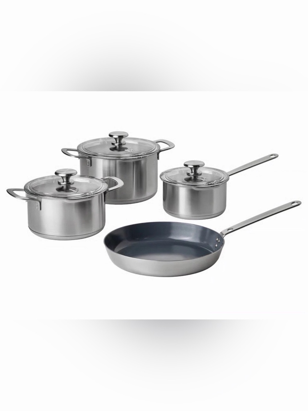 Brand New IKEA HEMKOMST 7-Piece Cookware Set.